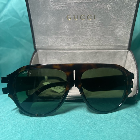 Havana Gucci Fashion Sunglasses - Picture 7 of 8